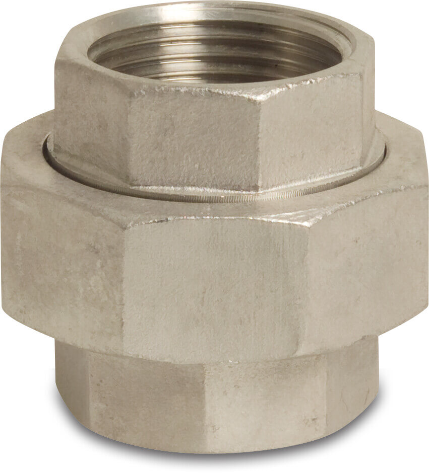 Nr. 340 Koppeling RVS 316 1" binnendraad type conisch S1